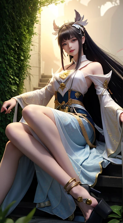Yunxi((Girl lying in bed))、A beautiful and moving woman, in an elegant pose, her full breasts on display.,Visible cleavage,Sexy long legs,Variety of slim and cute beauties, Her long hair cascades down her shoulders like a waterfall。She smiles radiantly,Eyes sparkle,Her skin is flawless。Her curves are highlighted。Sparkle in the light,The colors are soft,She lay confidently,One hand on hip,Her posture is both graceful and strong。She wears elegant high heels,Goes well with her outfit。In the warm golden sun。The overall atmosphere of the image is tranquil and uplifting,Emphasizing natural beauty and elegance, Studio Lighting,Bright colors, Sweet maiden, sweet smile, make up,shy,Blush,Parted lips,Heavy breathing,moan,Surrealism,Realism,Movie Lighting,Relief,Sony FE GM,Retina,masterpiece,precise,Anatomically correct,Textured Skin,Super Detail,High Detail,best quality,rich and colorful