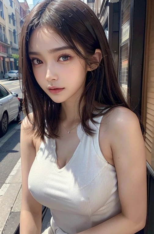 ((16K, masterpiece, RAW Photos, Highest quality,Ultra-high resolution, Realistic, Highly detailed CG integrated in 16K)), 8k, diamond,wallpaper, Written boundary depth,Beautiful Face:1.4,big, Beautiful double eyelids,Cinematic Light,Beautiful Face,(Detailed face),(Slender and cute woman:1.4),(20-year-old),(With the same expression:1.4),Close ~ eyes,(Pose, skin color, and clothing remain the same.:1.4),Accurate anatomy:1.4,((nsdw,naked,)),(White blouse)