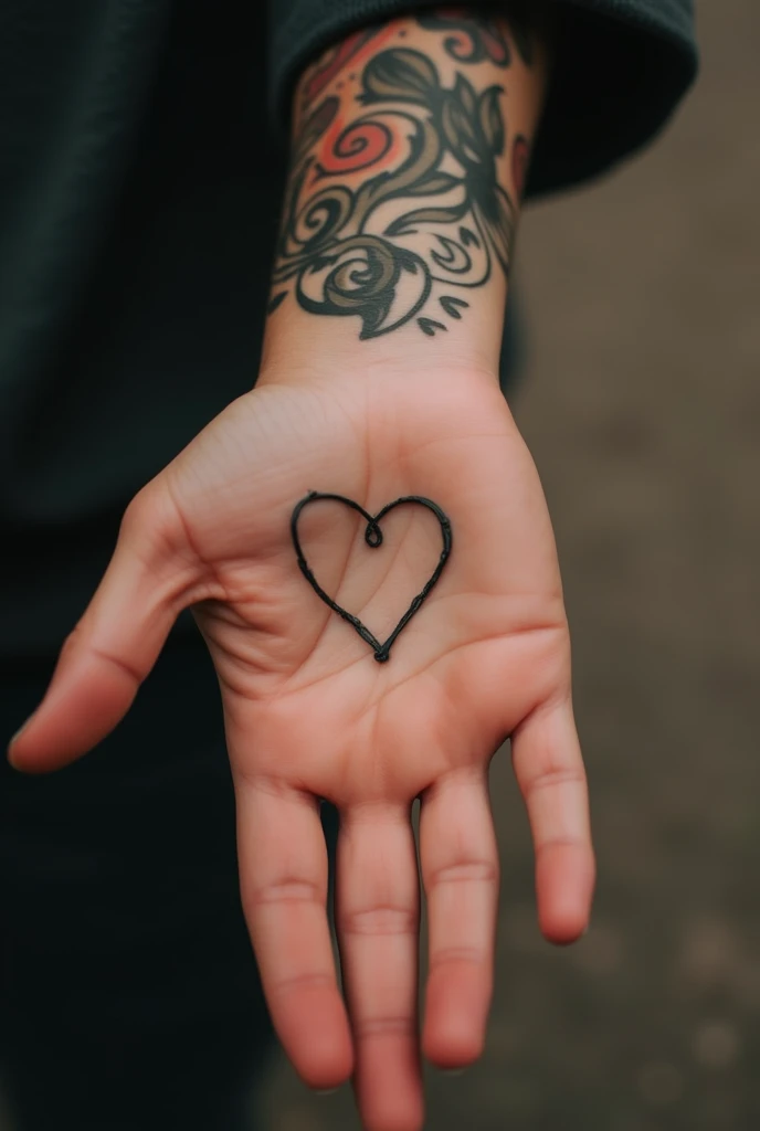 Tattoo means  forever consistently on the hand don’t have any word for girl 
