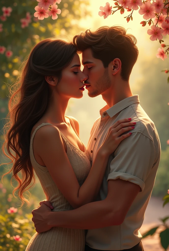 Kissing gf bf realistic
