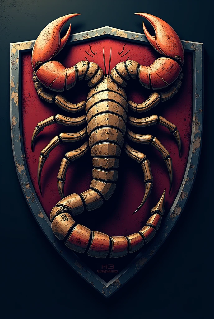 Create a coat of arms for a football team called Scorpions