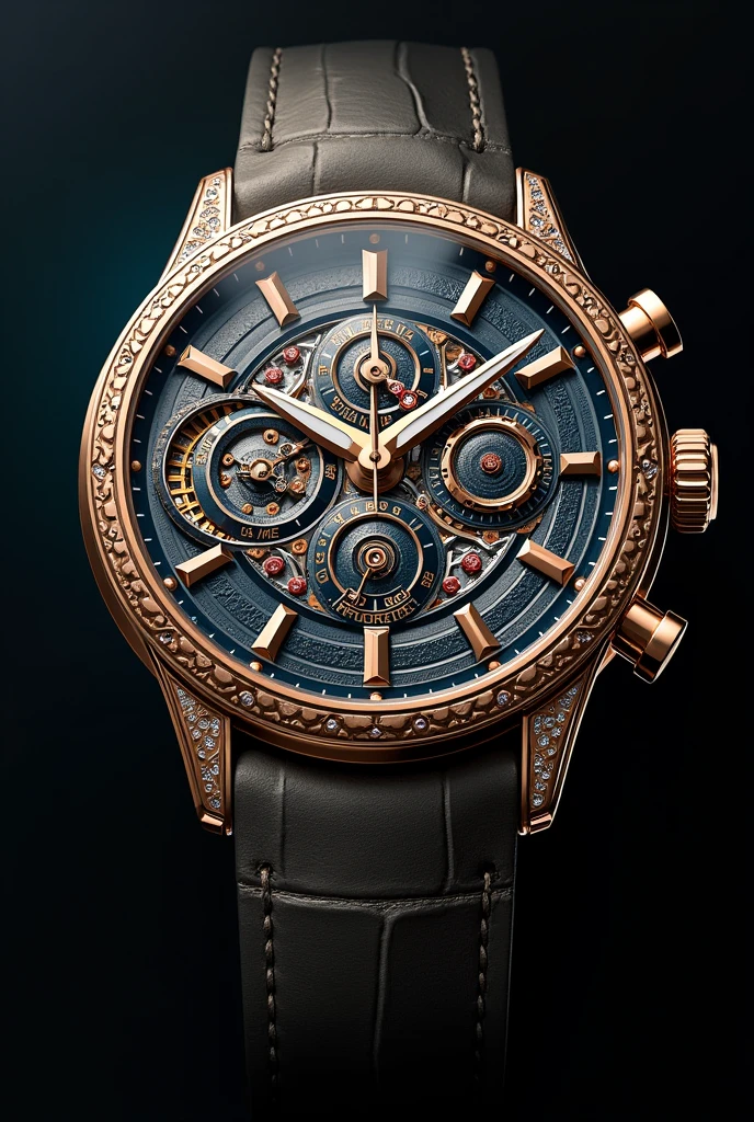 a jacob watch & co in collaboration with Rolls Royce that has a lot of eccentricity and too many details