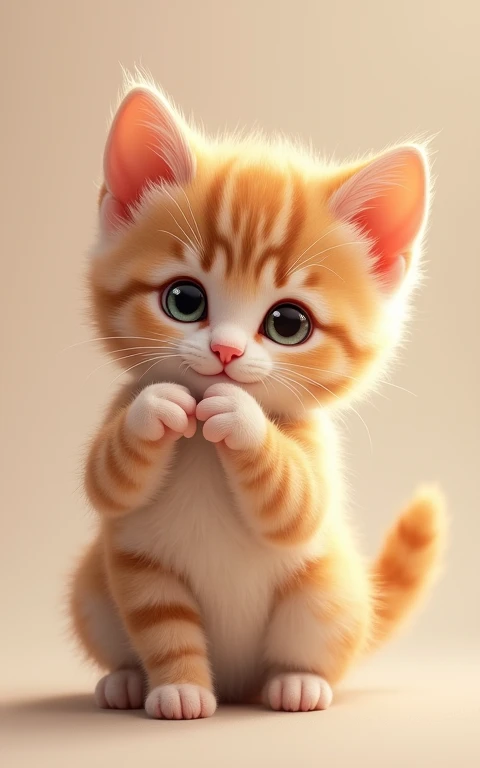 Strike a cute pose、masterpiece, Highest quality, Adorable、Cute eyes、Cute kitten、Too cute、Innocent