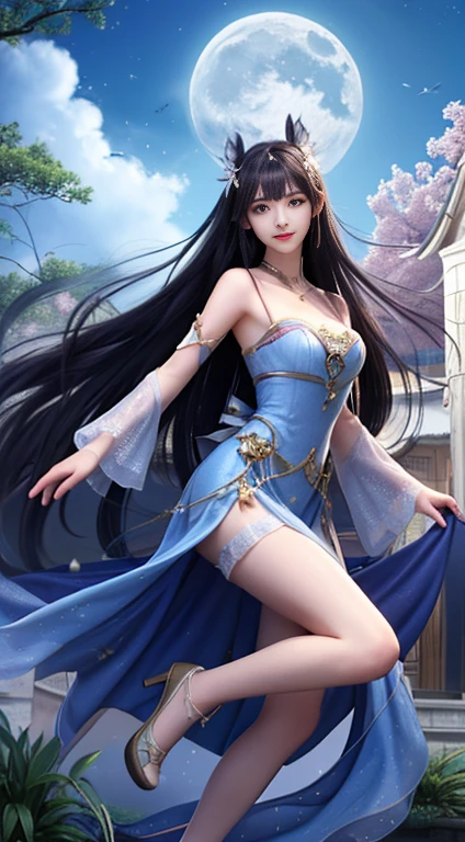 (((masterpiece))), (((best quality))), ((ultra-detailed)), (CG illustration), ((an extremely delicate and beautiful)),(from side),cinematic light,,A sexy girl，,Extremely fine,a color,Thinnest，black lence stockings，Korean style，Ju Jingyi