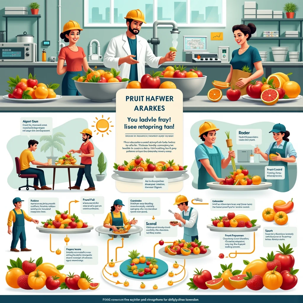 create a banner advertising a mini-course with the theme: GOOD POST-HARVEST MANUFACTURING PRACTICES FOR FRUIT FOR FOOD ENTERPRISES