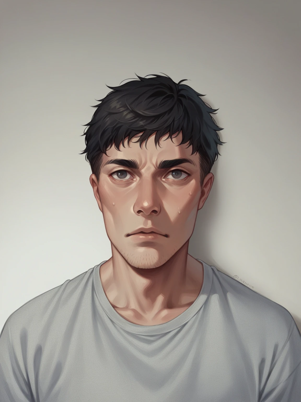 black hair