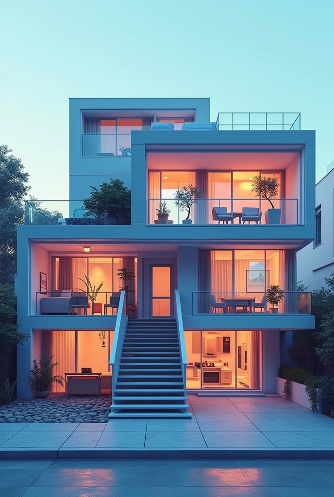 A house with these concepts and that is pixelated Home automation:
Related to Home Automation within Comprehensive Services, allows us to offer solutions that integrate and control multiple aspects of the home, improving comfort and efficiency.
Smart Home:
Also linked to Home Automation, where the installation and configuration of an ecosystem of interconnected devices is offered that facilitate the daily management of the home.
Virtual Assistants:
Integrated into Home Automation, where virtual assistants allow voice control of installed systems, Improving interaction with home technology.
internet of things (IoT):
It is related to Home Automation and Energy Efficiency, enabling the interconnection of devices for a more efficient home, Functional, and connected.
Smart Security:
Directly linked to Comprehensive Security, where advanced security systems are implemented that can be monitored and controlled remotely.
Smart Lighting:
Related to Home Automation and could also be included in Energy Efficiency, where lighting solutions are integrated that optimize energy consumption and improve the home environment.
Smart Thermostats:
Connection with Energy Efficiency, Offering solutions that optimize home temperature and reduce energy consumption through smart technology.
Connected Appliances:
Related to Home Automation and Energy Efficiency, where appliances are installed and configured that can be controlled remotely and that optimize their use.
Integrated Audio and Entertainment:
Related to Decoration and Interior Design and Home Automation, where integrated entertainment systems are installed that enhance the living experience and home comfort.
Energy Control and Monitoring:
Directly related to Energy Efficiency, allowing to