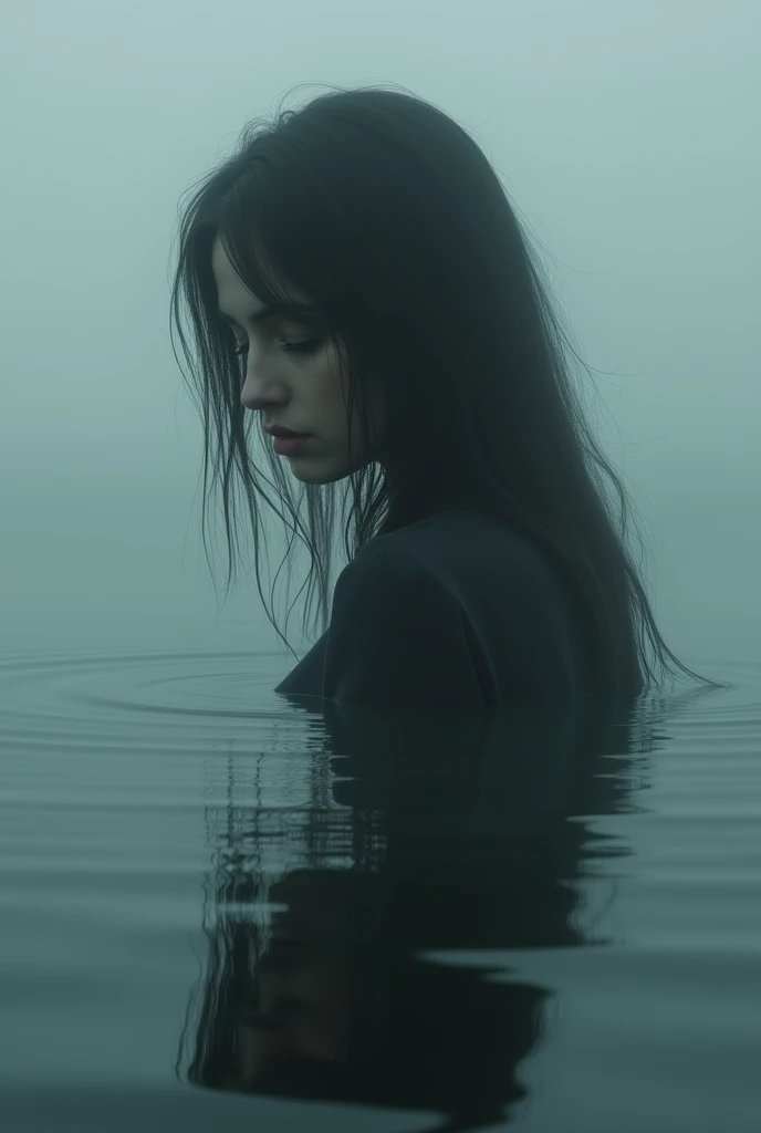 I am the mysterious portrait of her thinking only of the loneliness of love reflected in an image,The message I send is who lives it in a very real style , 48k uses the rule of thirds