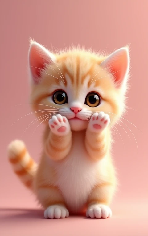Strike a cute pose、masterpiece, Highest quality, Adorable、Cute eyes、Cute kitten、Too cute、Innocent