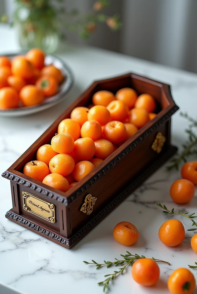 A coffin for dried apricots