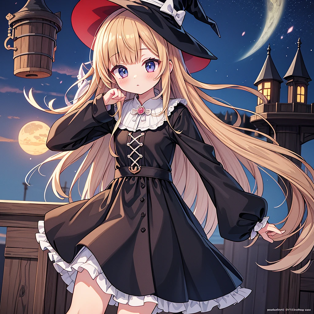 finely best quality illustration,ultra detailed,(kawaii:1.2),(cute),(high resolution:1.2),incredibly absurdres:1.3,incredibly fine illustration,8K
BREAK
1girl, solo, (kawaii witch:1.2), flying, in the sky, magnificent view, night, fantasy world, cowboy shot
