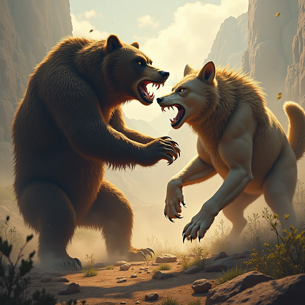 Aggressive animal life