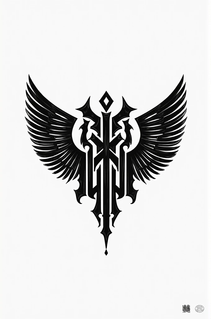 Generate a logo for a rap crew where only the logo is visible, No stage named “Genocidas” with the font from the Barderos album “Ahora es religion”