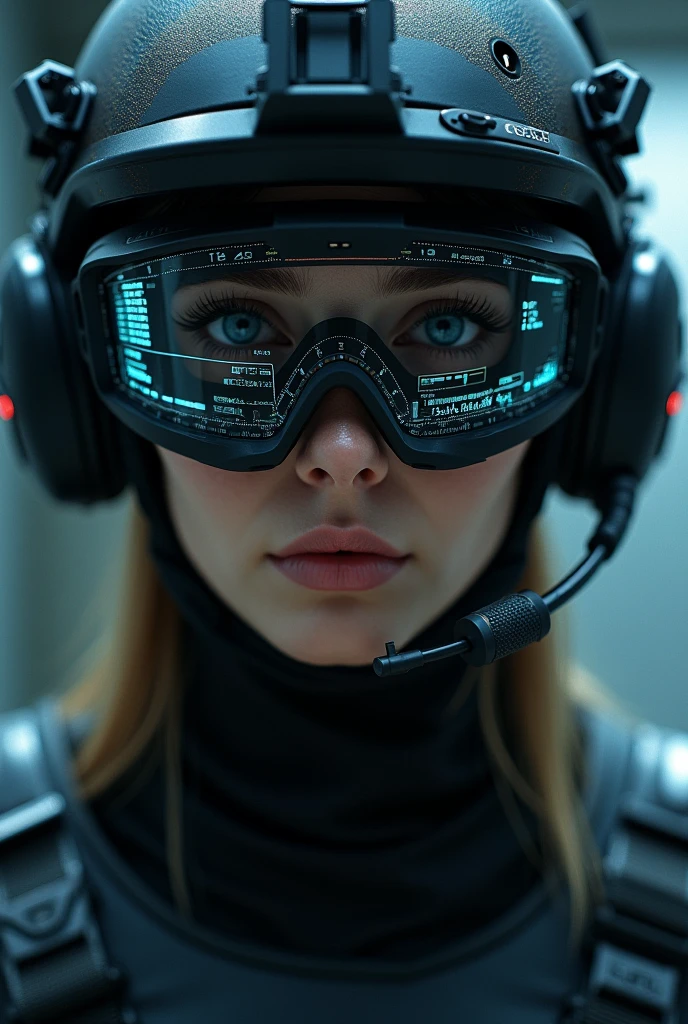 (masterpiece:1.2,Exceptional Quality,mirror-like,cinematic experience),8k,wallpaper,Ray Tracing,(woman),Are standing,(美しいwoman),(Wearing futuristic tactical goggles:2.0,Tactical data is displayed on the goggles:2.0,Detailed view of the goggles:2.0),(tactical bodysuit),(Tactical Helmet:2.0),(Tactical Headset),(Intercom Microphone),(A face with attention to detail,Detailed skin texture,Beautiful Skin),(Looking into the camera),(front),(Face close-up:2.0),(Server puncture:2.0),(darkness:2.0)