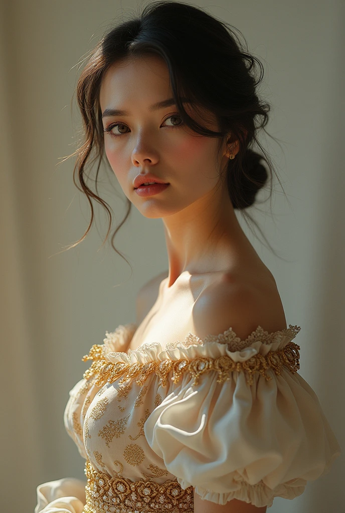 Une femme en  tenue