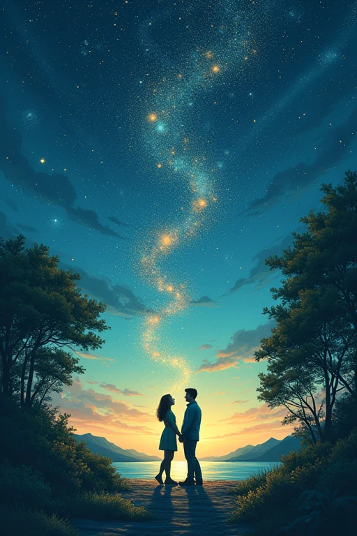 If water drops were kisses, I will give you the sea. If leaves are hugs and caresses, I will give you the whole forest. If the long night is love, I want to send you the whole sky of twinkling stars. But I can't give you my heart because it already belongs to you..