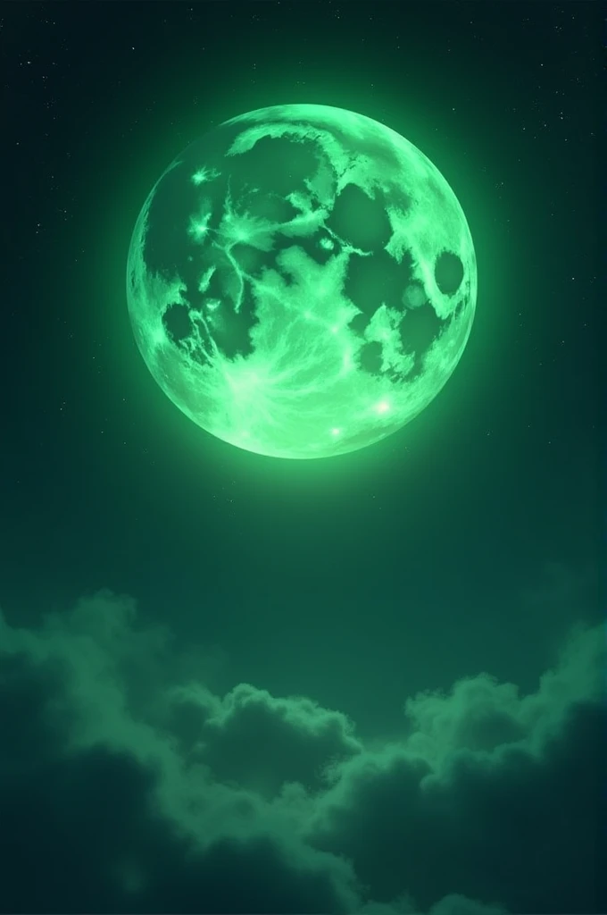 a green moon