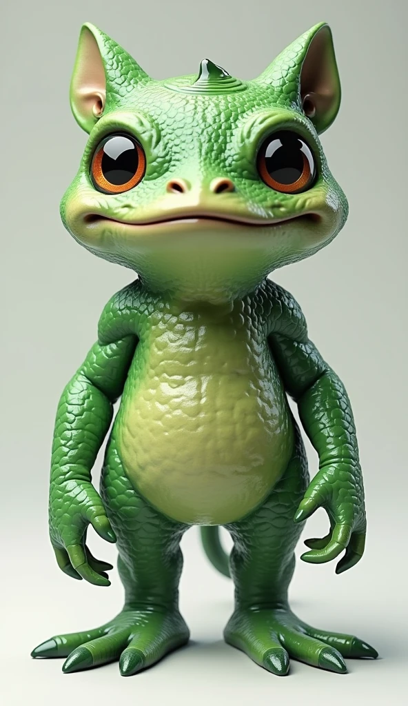 Kappa、Japanese Yokai、3d、High resolution, masterpiece, accurate, Anatomically correct, 最high quality, High-resolution model, high quality, Ultra high definition, solo,