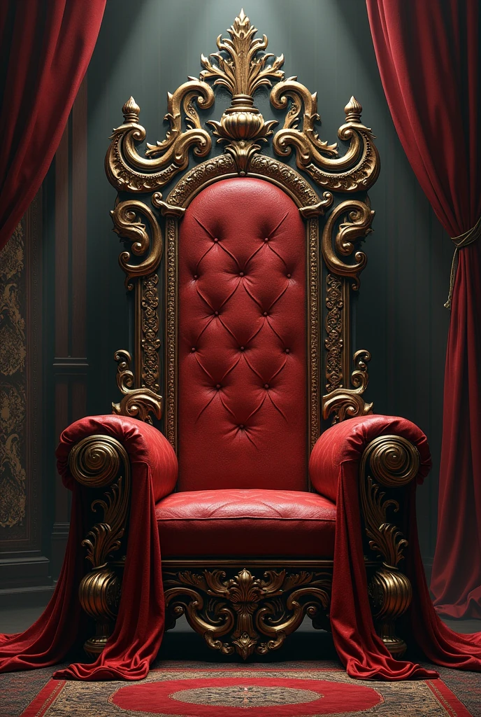 A throne that a throne representing the sin of gluttony