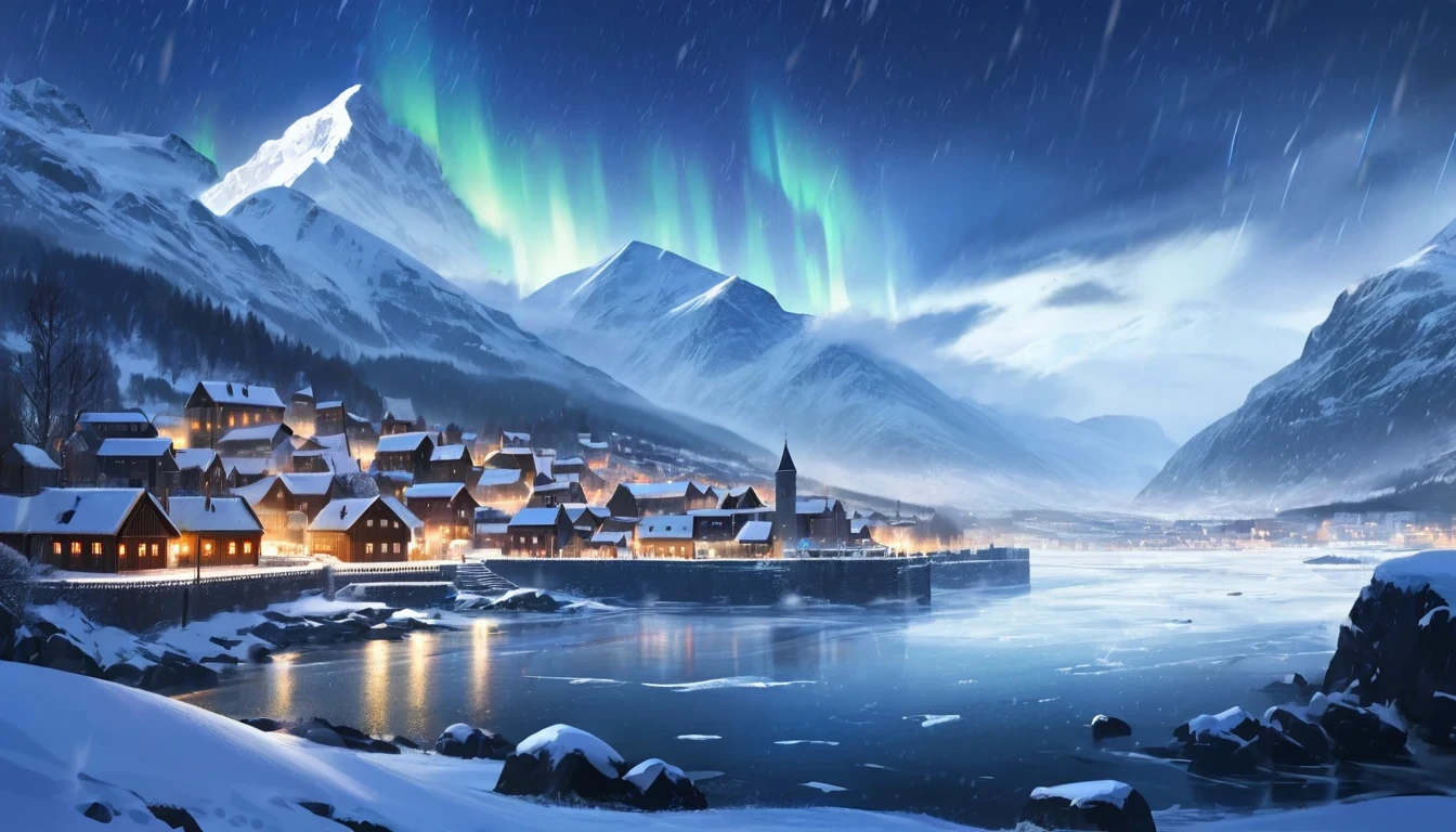 snowy mountain