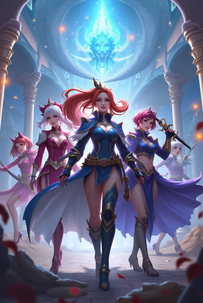 A mobile legend heroes in the land of dawn 8k high resolution 1024p x