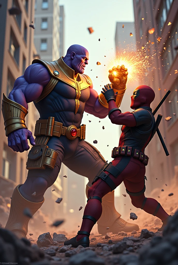 Thanos CLT vs Unemployed Deadpool 