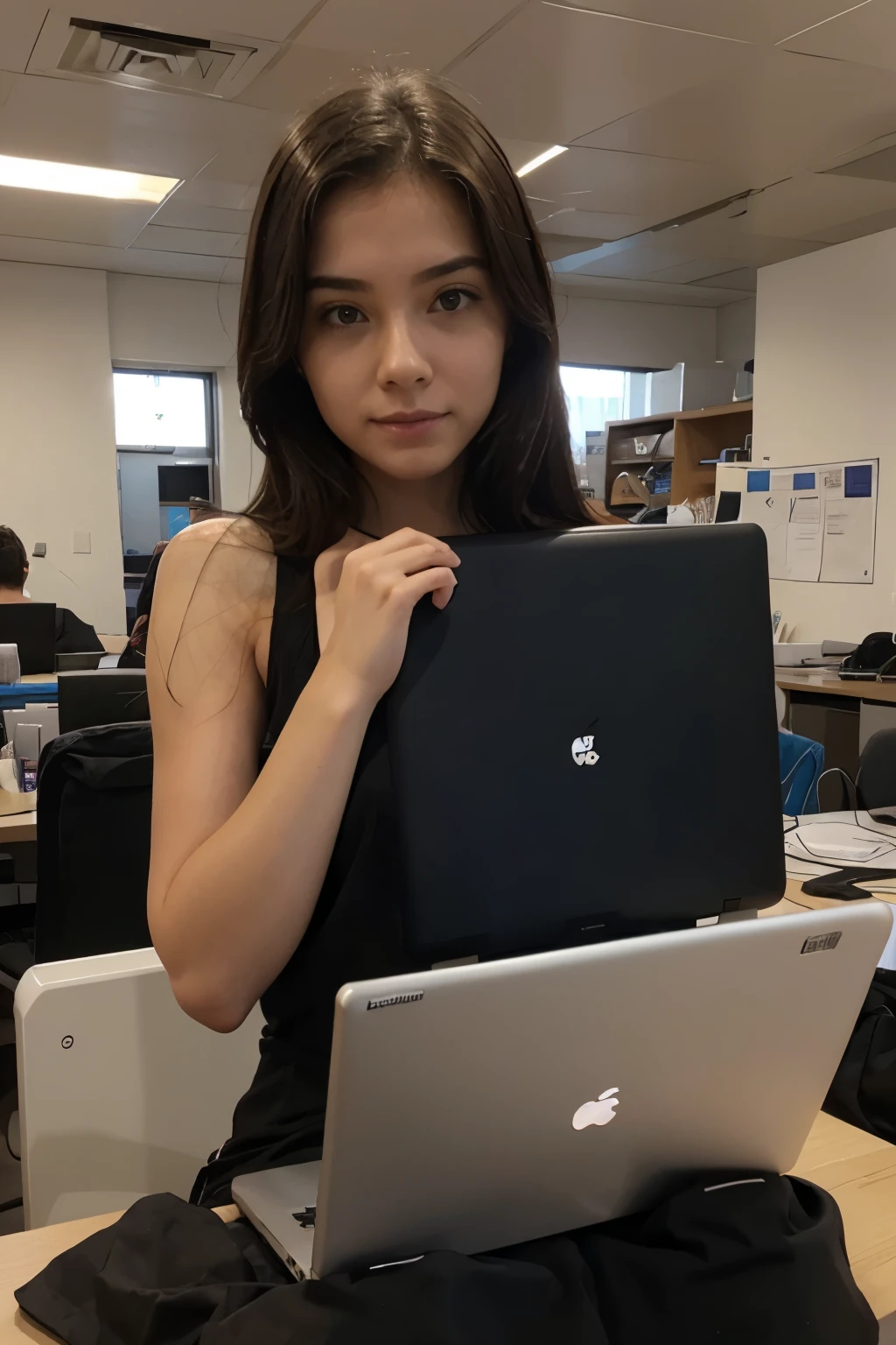 10% Discount, laptop, 1girl, Spare parts
