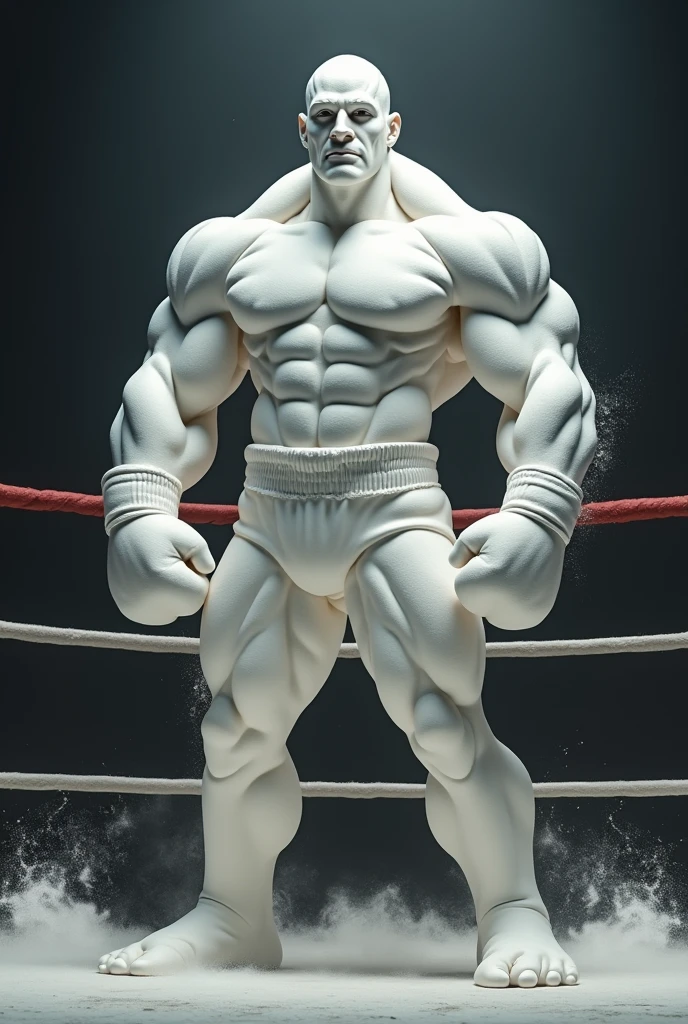 Strong boxer marshmallow