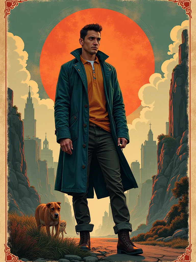 create a high quality vintage poster.