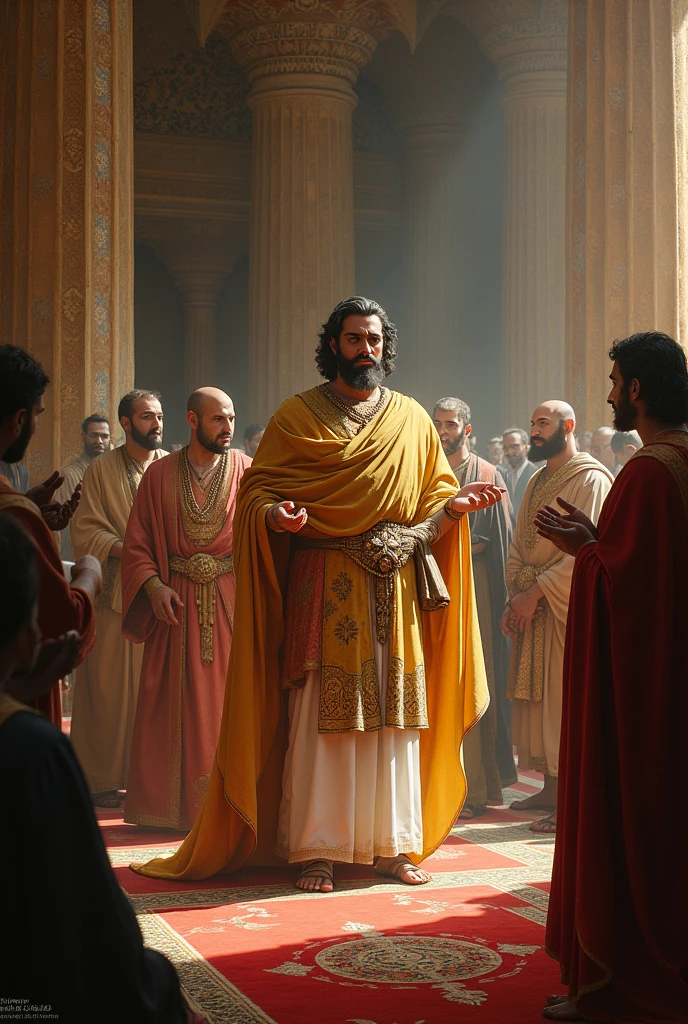 In the first year of Cyrus king of the Persians, that the word of the Lord by the mouth of Jeremias might be fulfilled, the Lord stirred up the spirit of Cyrus king of the Persians: and he made a proclamation throughout all his kingdom, and in writing also, saying:
Ezra 1:1