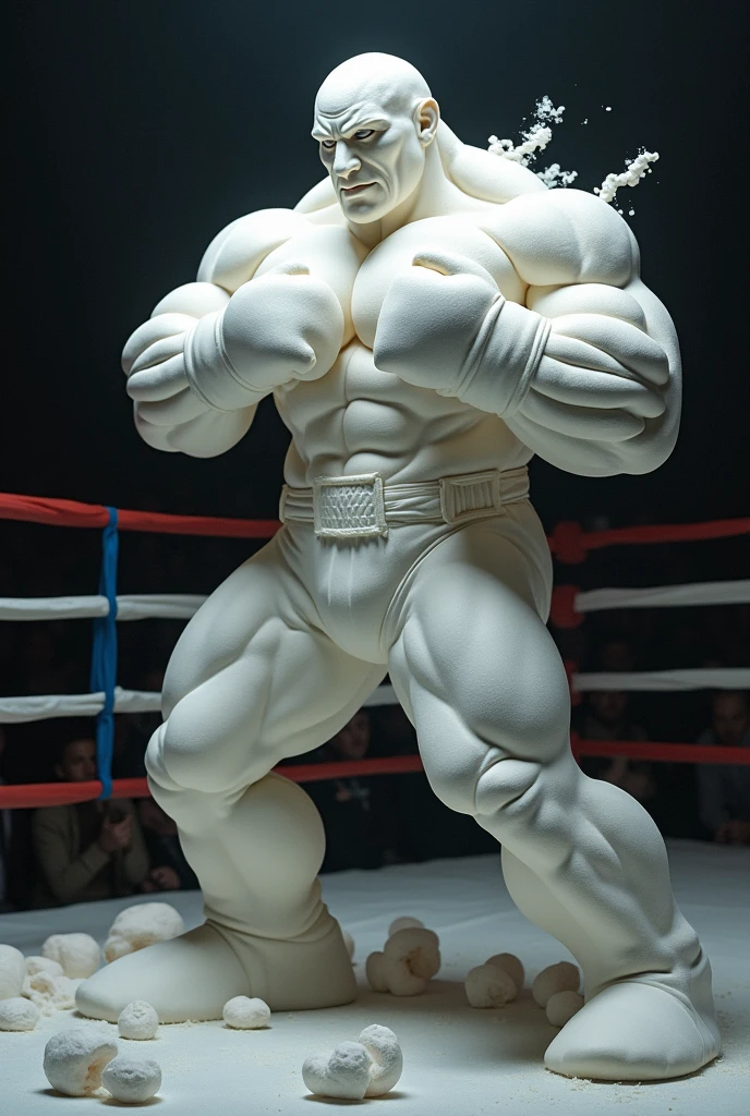Strong boxer marshmallow
