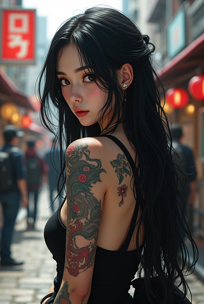 How would a Japanese person with Russian roots see, that he wears long hair and tattoos