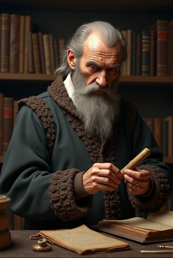 John napier using napier bone