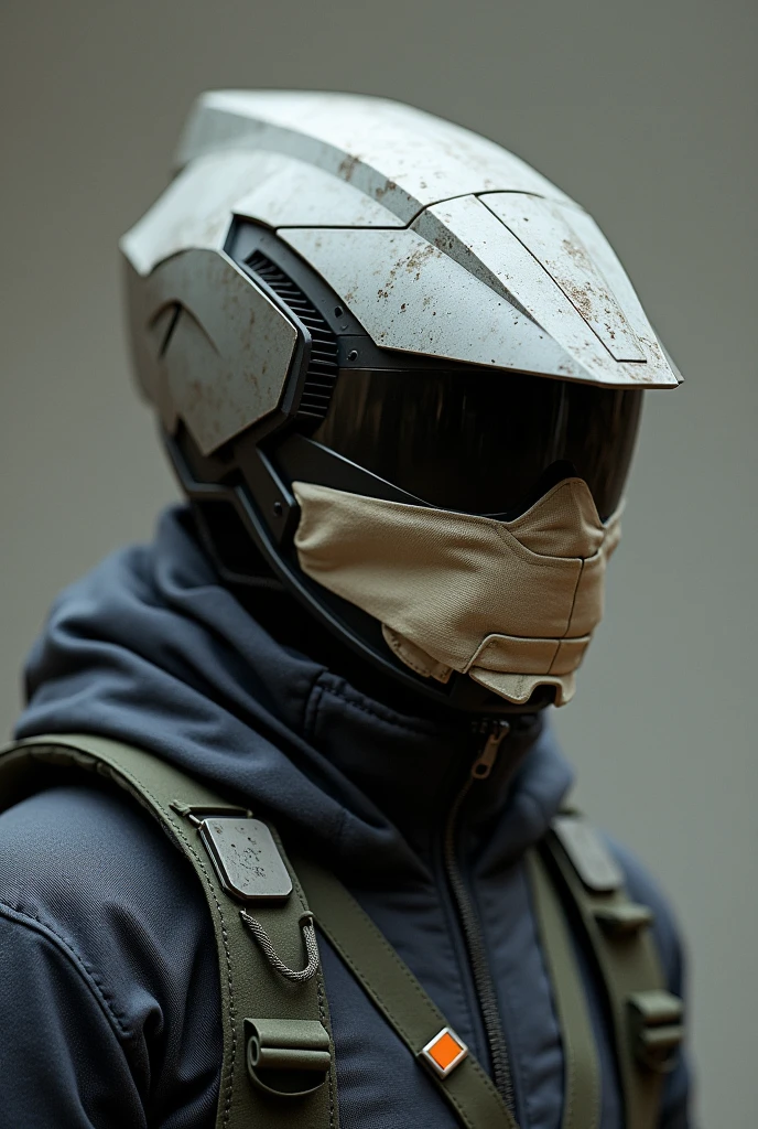 Make a civil protection helmet called a helmet, incrinate, With a bandage