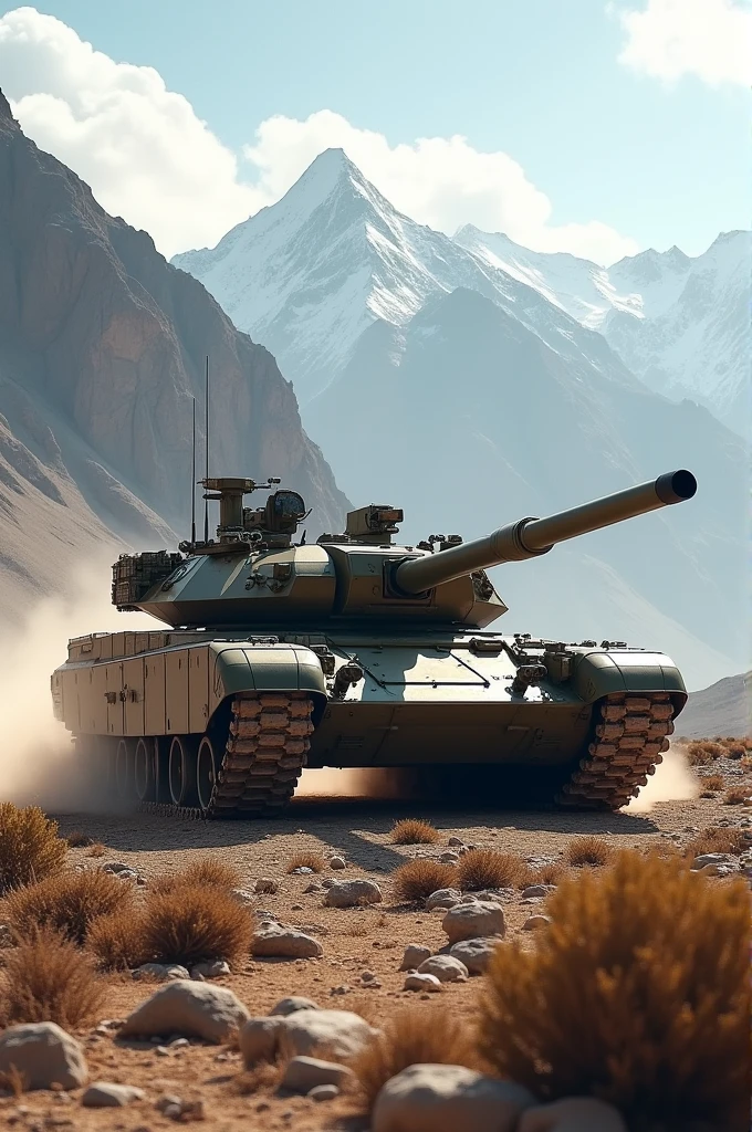 Modern T90 tank in Azerbaijan