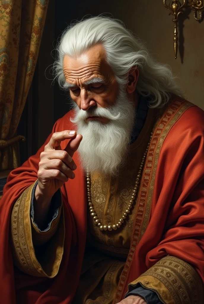 Lord dashrath seeing his  one white hair 