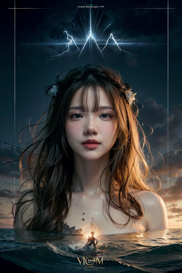 Artwork by Vladimir Volekov,pure,digital art 8k,Jean-Baptiste Monge style, bright, beautiful,splash, illuminated , Cute and lovely,Line pattern , ริมแสงbright, electricity, the most , magic, Surreal, Fantasy, digital art, , Oops!, Argerm and James Jean, , SF, complicated artwork masterpiece, ominous, Movie poster painted on the side, golden ratio, Trending on CGSociety, complicated, epic,Trending on artstation