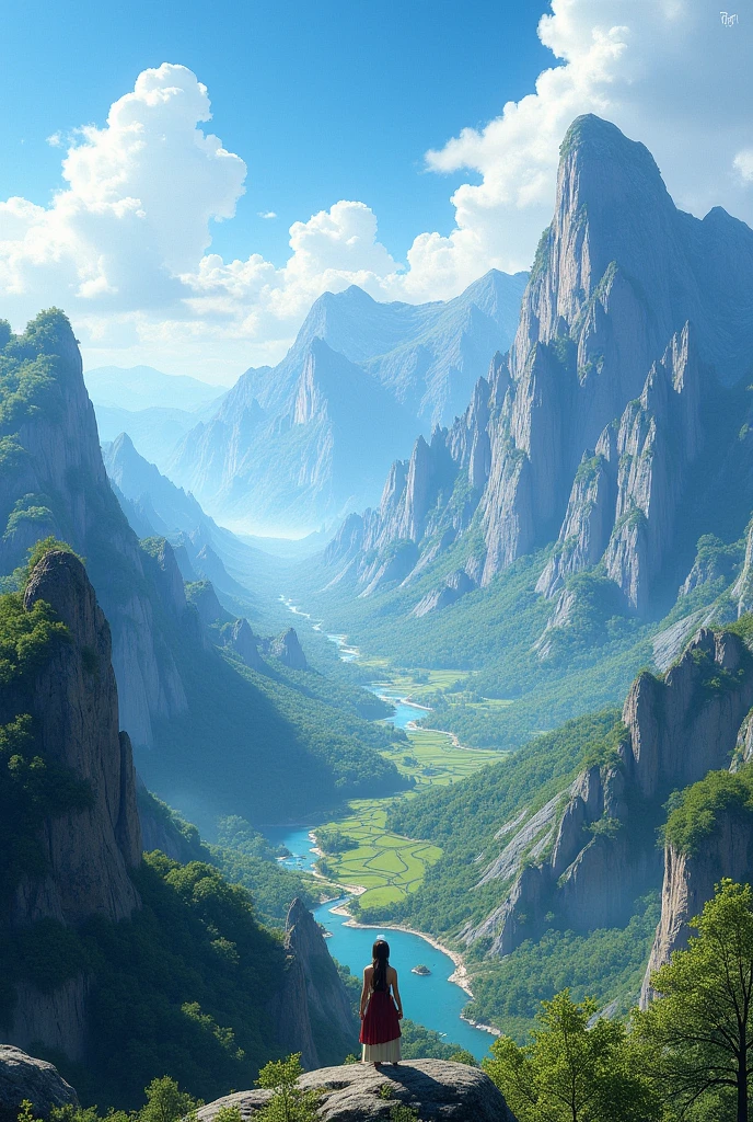 Realistic、high resolution、Spectacular views、