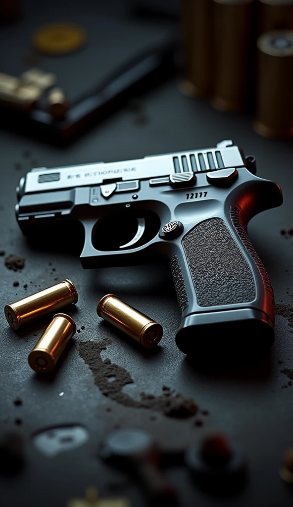 Cool firearm gun hd awesome looks hd with bullets cool background terror