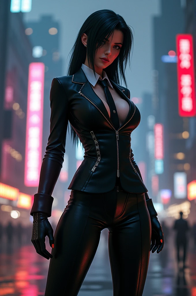 Tifa lockheart with sexy suit