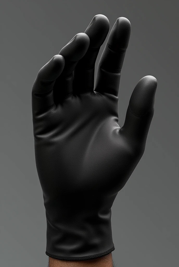 anti-cut glove with high heat resistance, all black, sem muitos detalhes