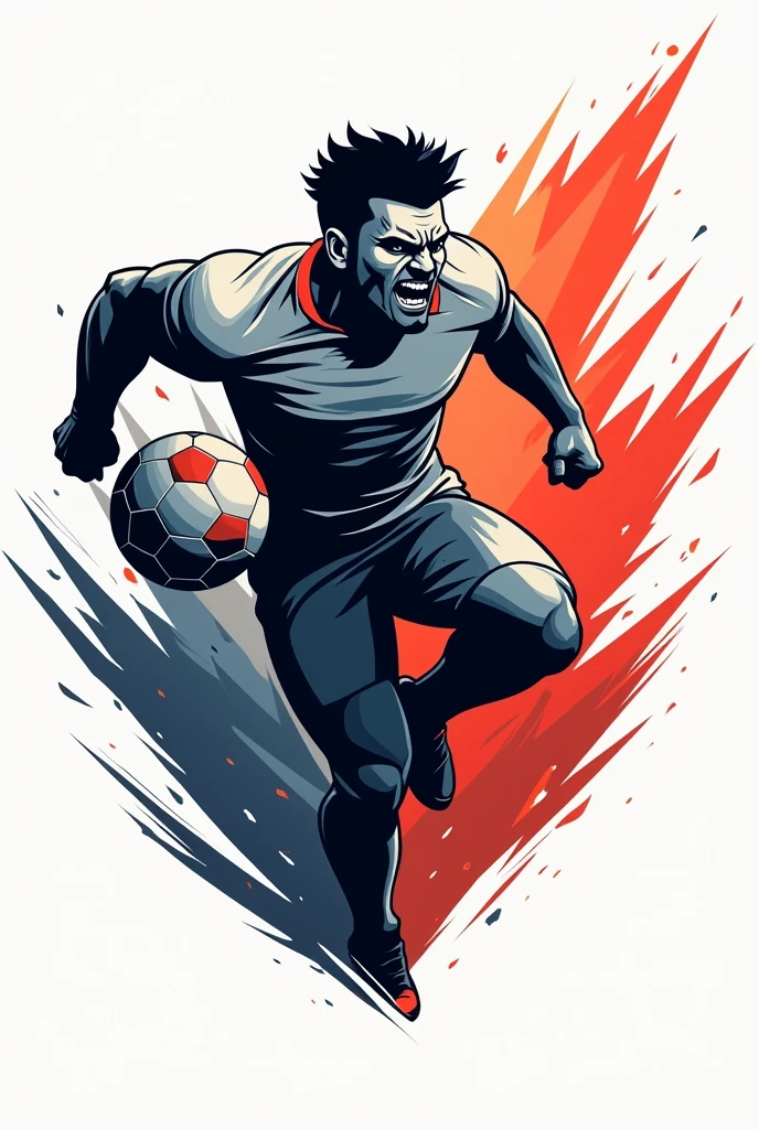keep this same generated logo, just remove the word Crazy, and not instead of is ifen, Write "madness for football"