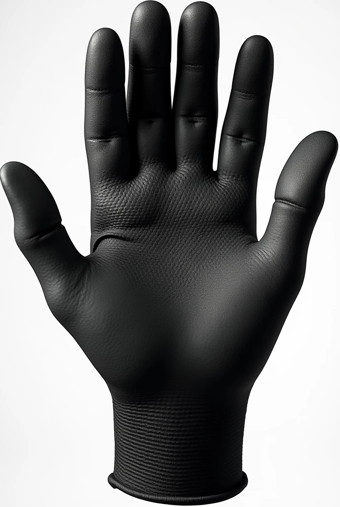 anti-cut glove with high heat resistance, all black