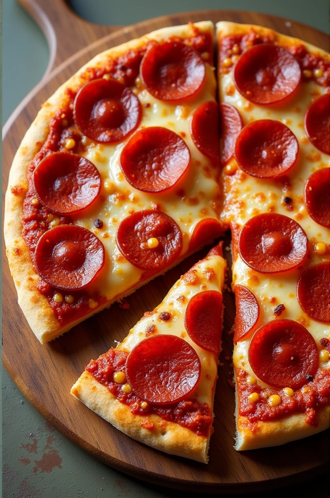 Pepperoni pizza
