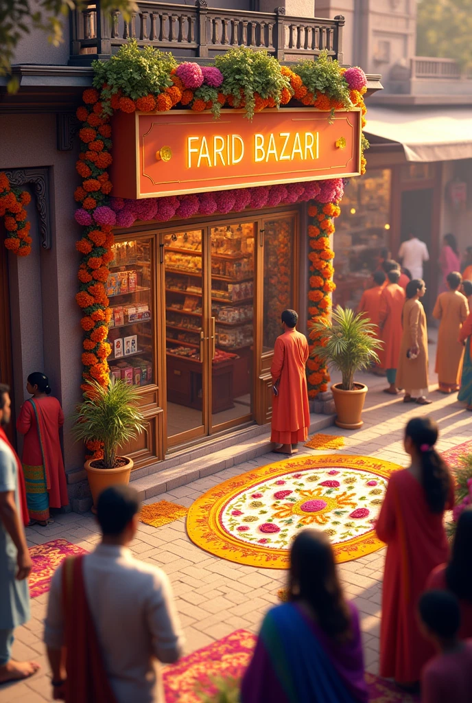 I want to create my shop wishesh for happy janmashtami and my shoo name is farid bazar