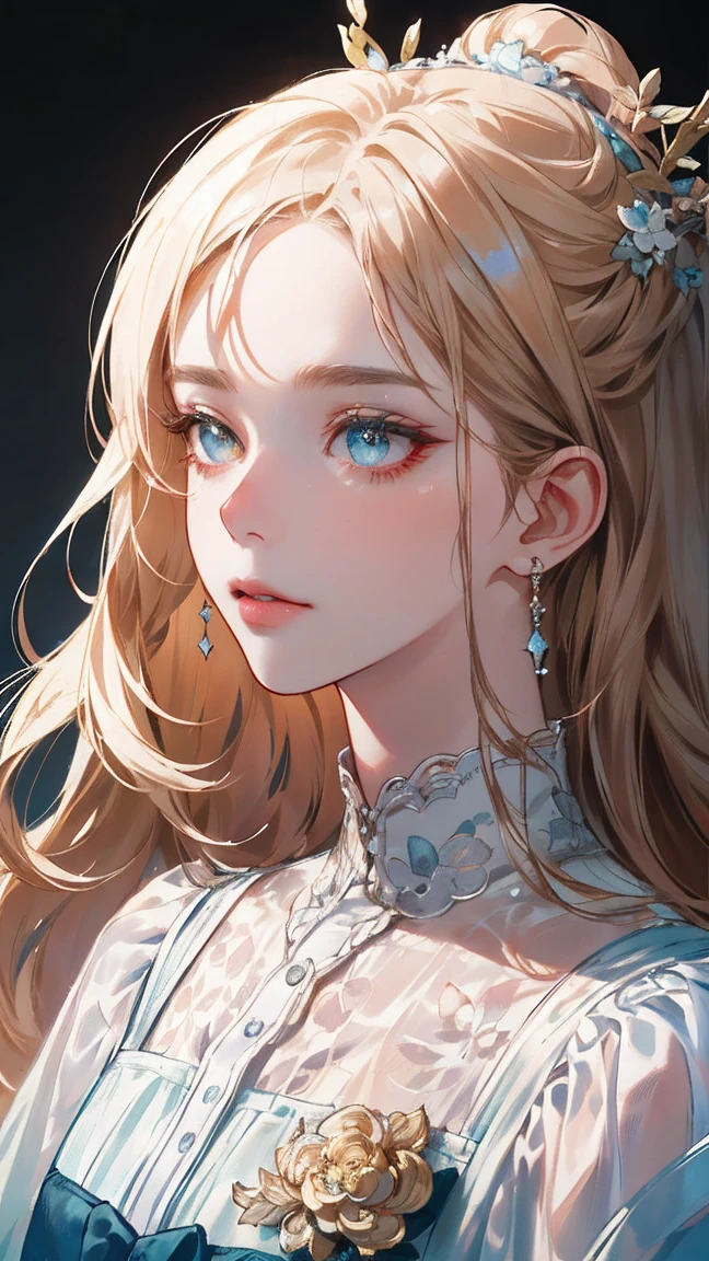 (((masterpiece))), (((best quality))), ((Extremely detailed)), (Surrealism), (Highly detailed CG illustrations), ((Extremely delicate and beautiful)),light, Create stunning anime artwork currently trending on ArtStation, Show exquisite beauty and charming aesthetics. Artwork should be very detailed, Featuring compelling characters and visually appealing environments. The characters in the work are elegant and charming, Exudes elegance. Pay close attention to complex facial features, Such as vibrant colors and sophisticated shading for captivating eyes. The character's clothing should be designed with delicate patterns, Flowing fabrics, and rich texture, Embodying the fusion of fantasy and contemporary fashion. Place characters in captivating environments,Enhance the overall appeal of your artwork. This can be a stunning natural landscape, Bustling future cityscape, Or a mysterious country full of magical elements. Incorporate bright colors, Dynamic Lighting, and detailed background elements,Create a sense of depth and immersion. Consider the latest trends in anime art, For example, adding unique light effects, Explore creative composition techniques, Or try an unconventional color palette. Take inspiration from the top artists on ArtStation and their exceptional execution of various art styles and Theme. camera: Choose an angle that highlights the beauty of your character and the immersive environment. light: Create depth and atmosphere with atmospheric lighting techniques. solve: Designed to produce high-resolution artwork,to showcase intricate detail and clarity. Artistic Inspiration: Find inspiration from popular artists on ArtStation, Explore different styles, type, and Theme.