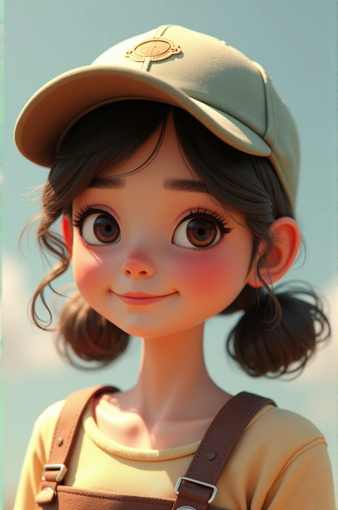 A girl with a cap