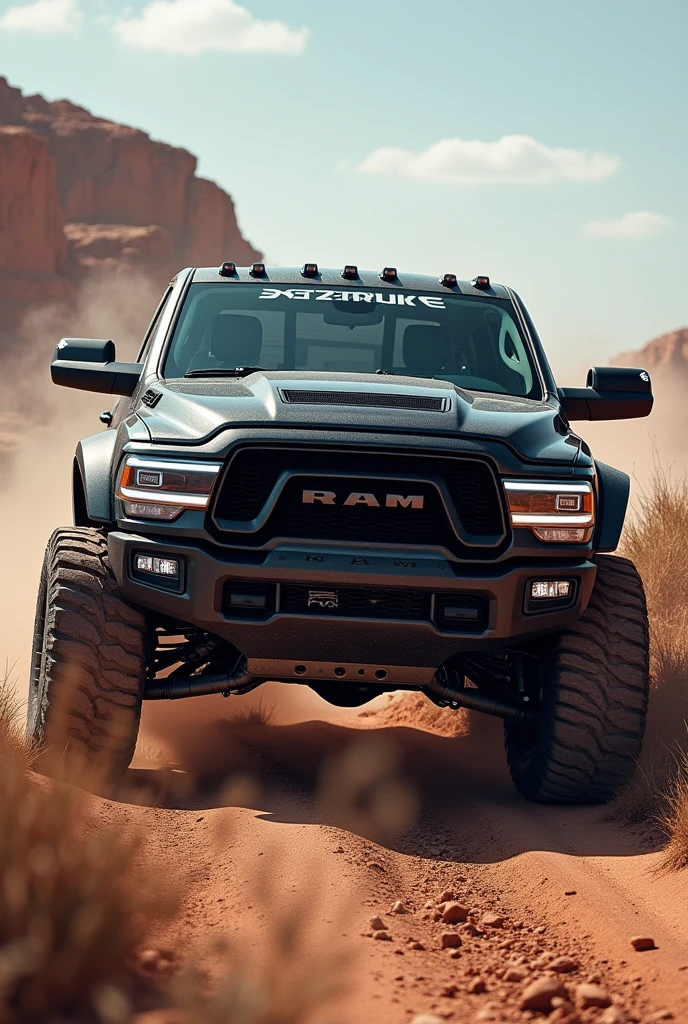 Create a drawing of the Ram trx