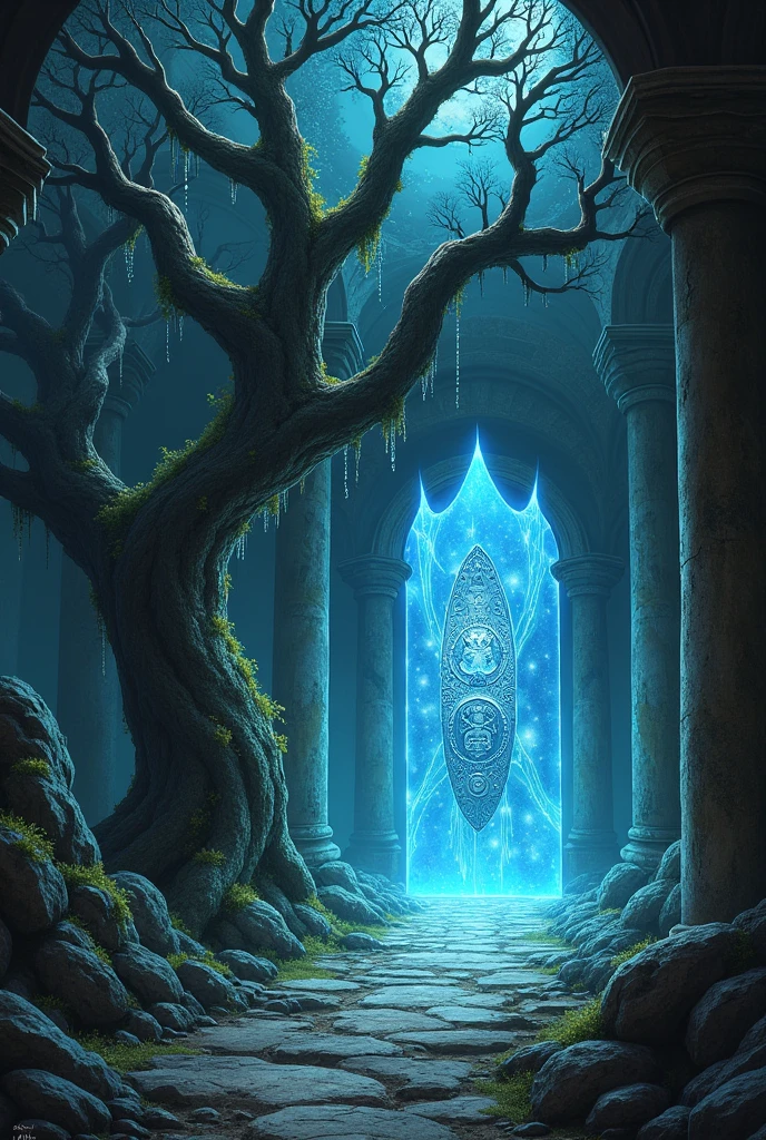 (Here is a sentence to create an image of ancient secret fantasy:
"Deep within the mystical, moonlit ruins of a long-lost civilization, an ancient, gnarled tree guards the entrance to a hidden chamber, its twisted branches tangled with glowing, ethereal vines, as a shimmering, crystal portal pulsates with forgotten magic, revealing a cryptic, rune-etched artifact, radiating an otherworldly aura, surrounded by whispers of forgotten lore, and the whispers of ancient ones, echoing through the shadows, beckoning brave adventurers to unravel the secrets of a mystical realm, hidden for centuries."
Imagine the mystical, ancient scene!