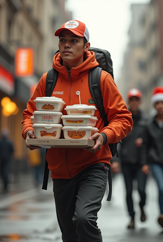 Man delivering food

